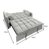 Sarantino Quincy Velvet 2-Seater Sofa Bed