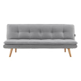 Sarantino 3-Seater Linen Sofa Bed Couch