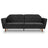 Sarantino Faux Velvet Convertible Sofa Bed