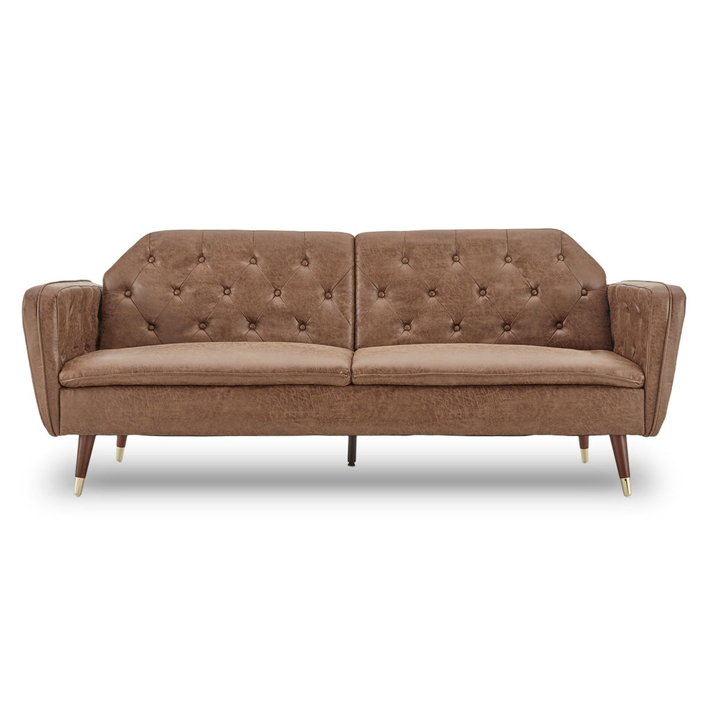 Sarantino Faux Velvet Convertible Sofa Bed