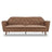 Sarantino Faux Velvet Convertible Sofa Bed