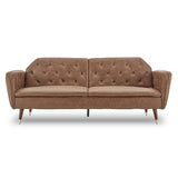 Sarantino Faux Velvet Convertible Sofa Bed
