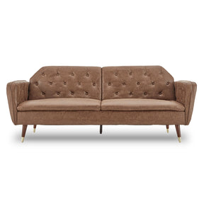 Sarantino Faux Velvet Convertible Sofa Bed