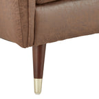 Sarantino Faux Velvet Convertible Sofa Bed