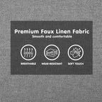 Sarantino 3-Seater Corner Sofa Bed - Light Grey