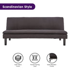 Sarantino Modular 3 Seater Sofa Bed - Black