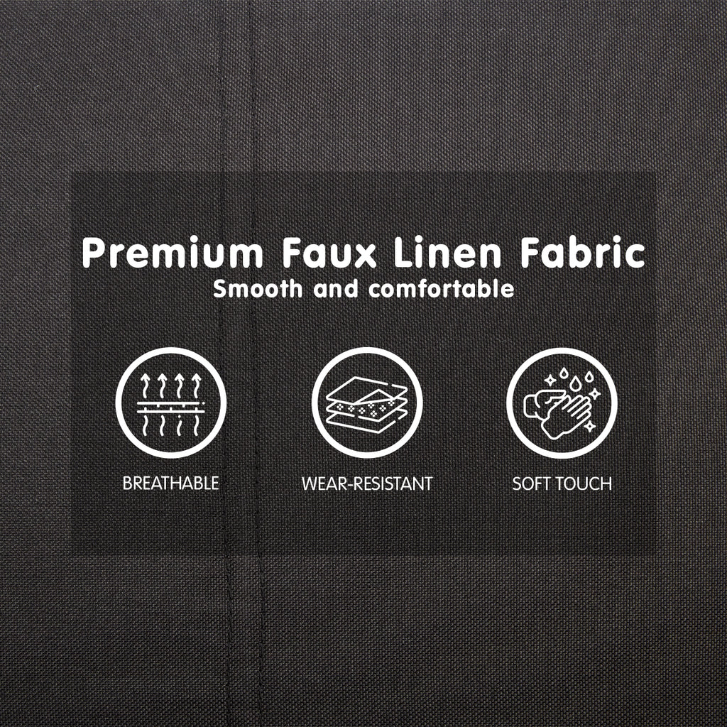 Sarantino Modular 3 Seater Sofa Bed - Black