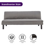 Sarantino Dark Grey 3 Seater Sofa Bed