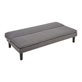 Sarantino Dark Grey 3 Seater Sofa Bed