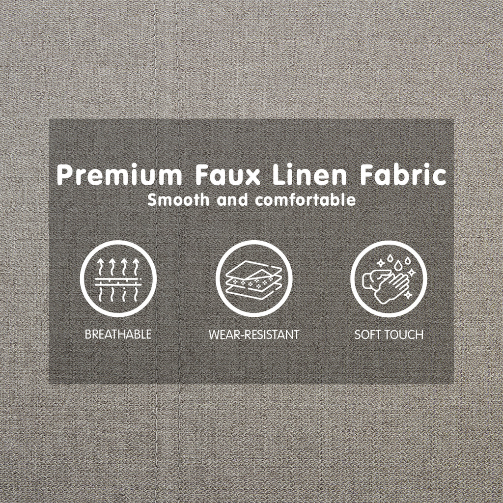 Sarantino Light Grey Modular Sofa Bed