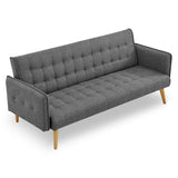 Sarantino Grey 3-Seater Modular Sofa Bed