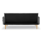 Sarantino Grey 3-Seater Modular Sofa Bed
