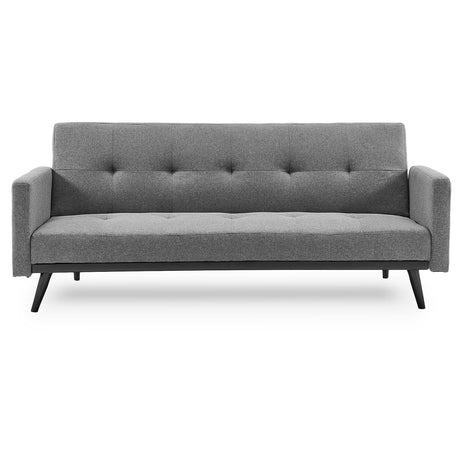 Sarantino Light Grey Tufted Sofa Bed