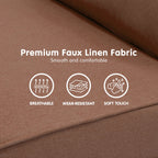 Sarantino 2-Seater Adjustable Sofa Bed - Brown