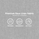 Sarantino Grey 2-Seater Adjustable Sofa Bed