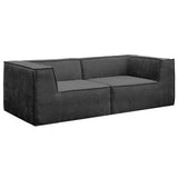 Sarantino Novi Modular 3-Seater Sofa with Ottoman