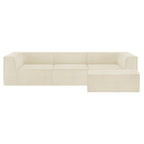 Sarantino Novi Cream Modular Sofa Set