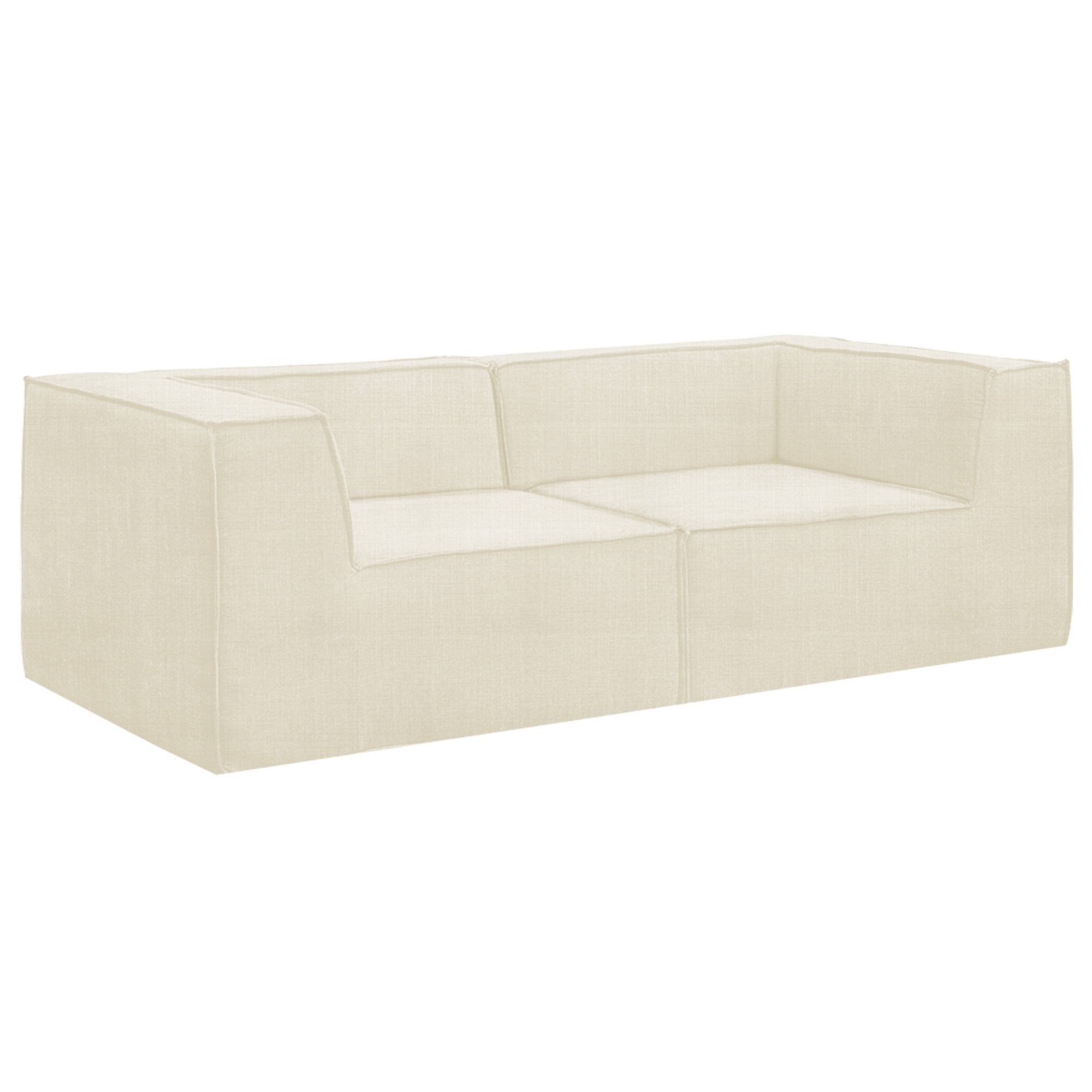 Sarantino Novi Cream Modular Sofa Set