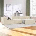 Sarantino Novi Cream Modular Sofa Set