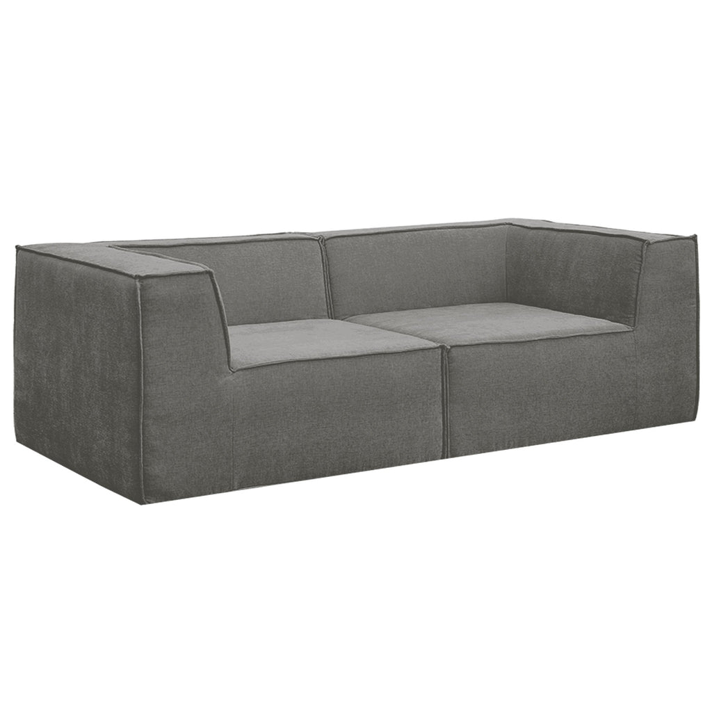 Sarantino Novi 3-Seater Modular Sofa in Grey