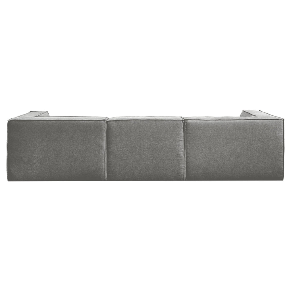 Sarantino Novi 3-Seater Modular Sofa in Grey