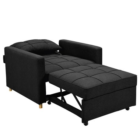 Sarantino Suri 3-in-1 Convertible Sofa Chair Bed Lounger