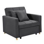 Sarantino Suri 3-in-1 Convertible Sofa Chair Bed Lounger