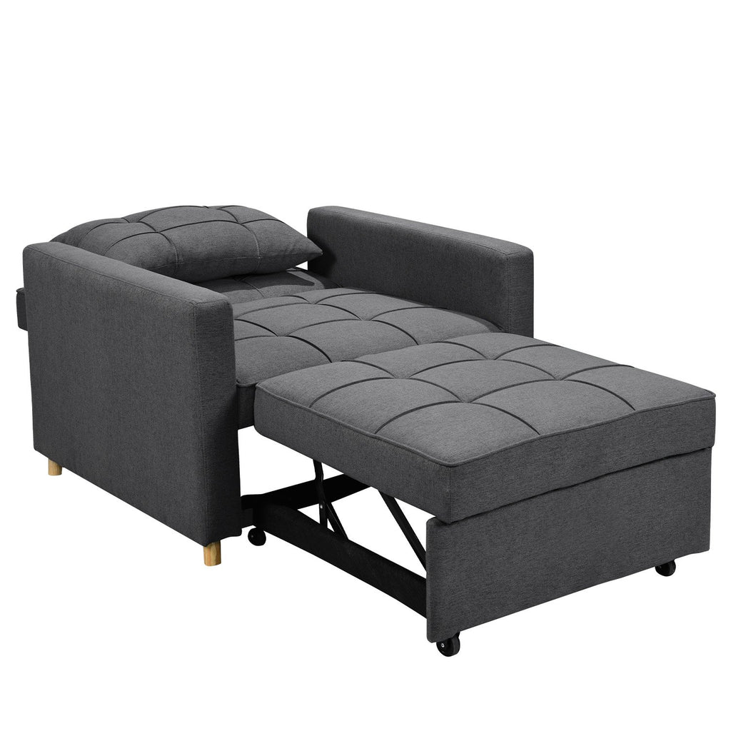 Sarantino Suri 3-in-1 Convertible Sofa Chair Bed Lounger