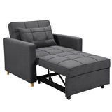 Sarantino Suri 3-in-1 Convertible Sofa Chair Bed Lounger