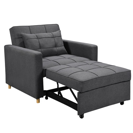 Sarantino Suri 3-in-1 Convertible Sofa Chair Bed Lounger