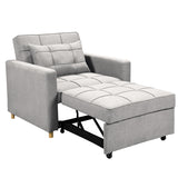 Sarantino Suri 3-in-1 Convertible Sofa Chair Bed Lounger