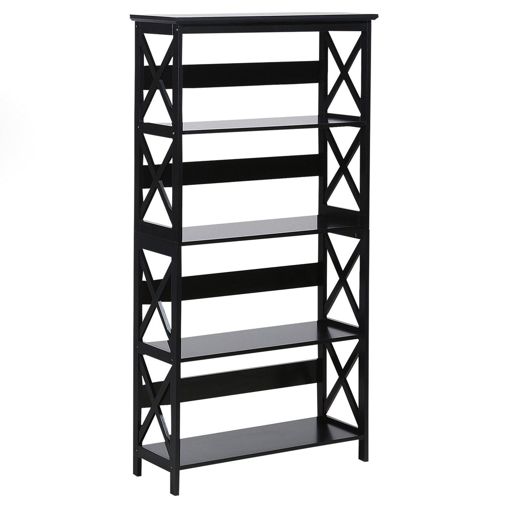 Sarantino Daphne 5-Tier Modern Bookshelf