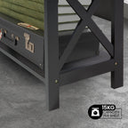 Sarantino Daphne 5-Tier Modern Bookshelf