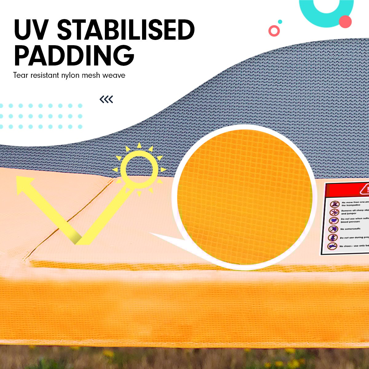 Kahuna 8ft x 11ft Outdoor Trampoline with Enclosure