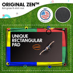 Kahuna 8ft x 11ft Rainbow Trampoline with Basketball Hoop