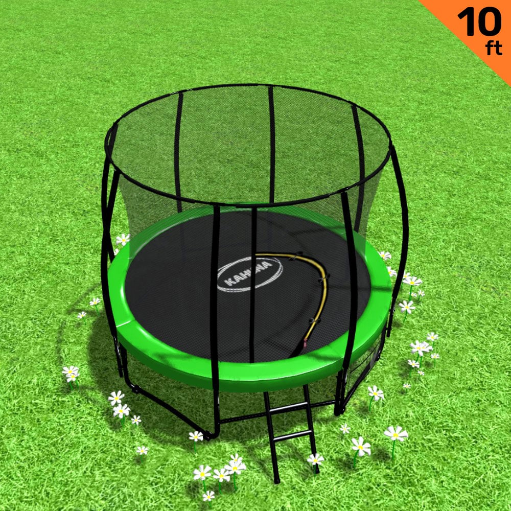 Kahuna 10ft Round Trampoline with Safety Enclosure