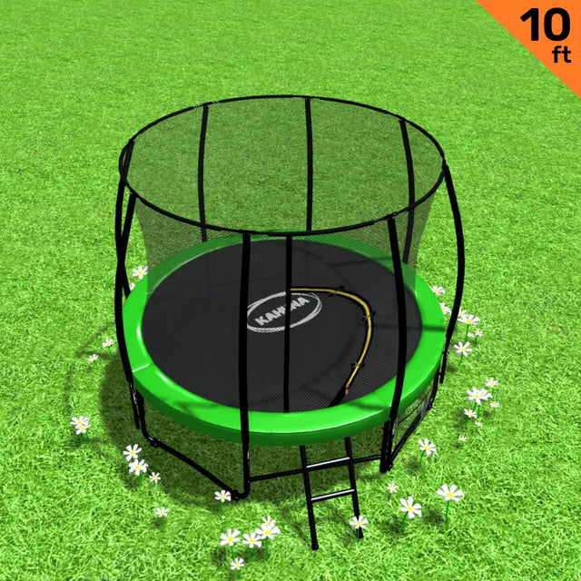 Kahuna 10ft Round Trampoline with Safety Enclosure