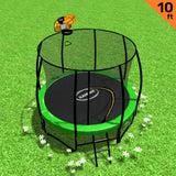 Kahuna 10ft Outdoor Trampoline with Basketball Set