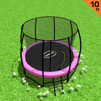 Kahuna 10ft Pink Trampoline with Safety Net