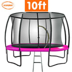 Kahuna 10ft Pink Trampoline with Safety Net