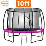 Kahuna 10ft Pink Trampoline with Safety Net