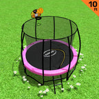 Kahuna 10ft Pink Outdoor Trampoline Set