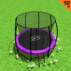 Kahuna 10ft Safety Trampoline with Basketball Set