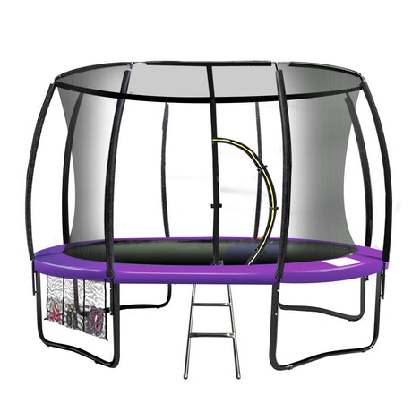 Kahuna 10ft Safety Trampoline with Basketball Set
