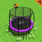 Kahuna 10ft Outdoor Trampoline with Basketball Set