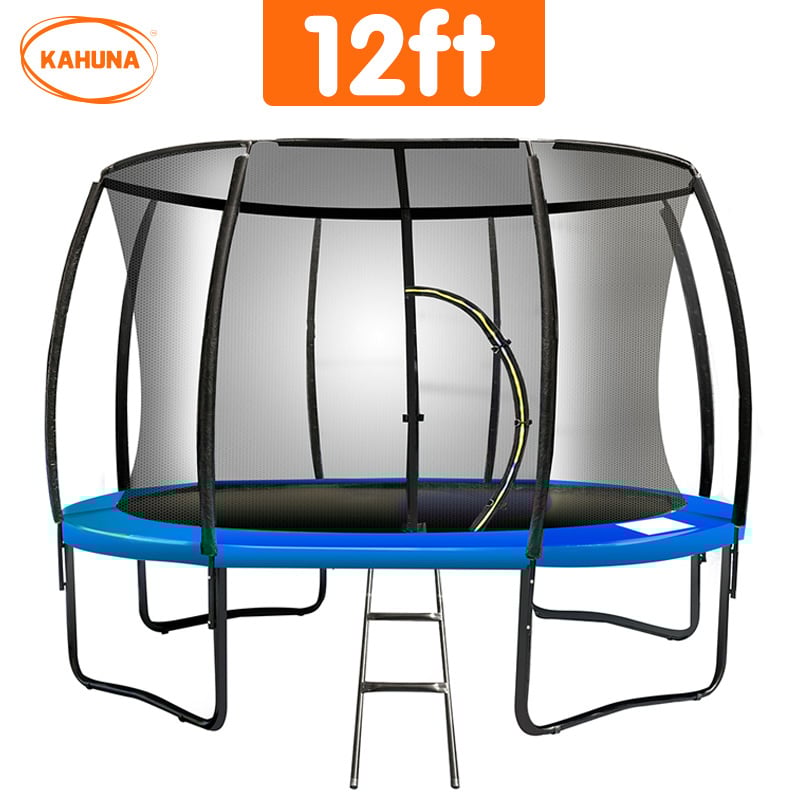 Kahuna 12ft Round Trampoline with Ladder and Net