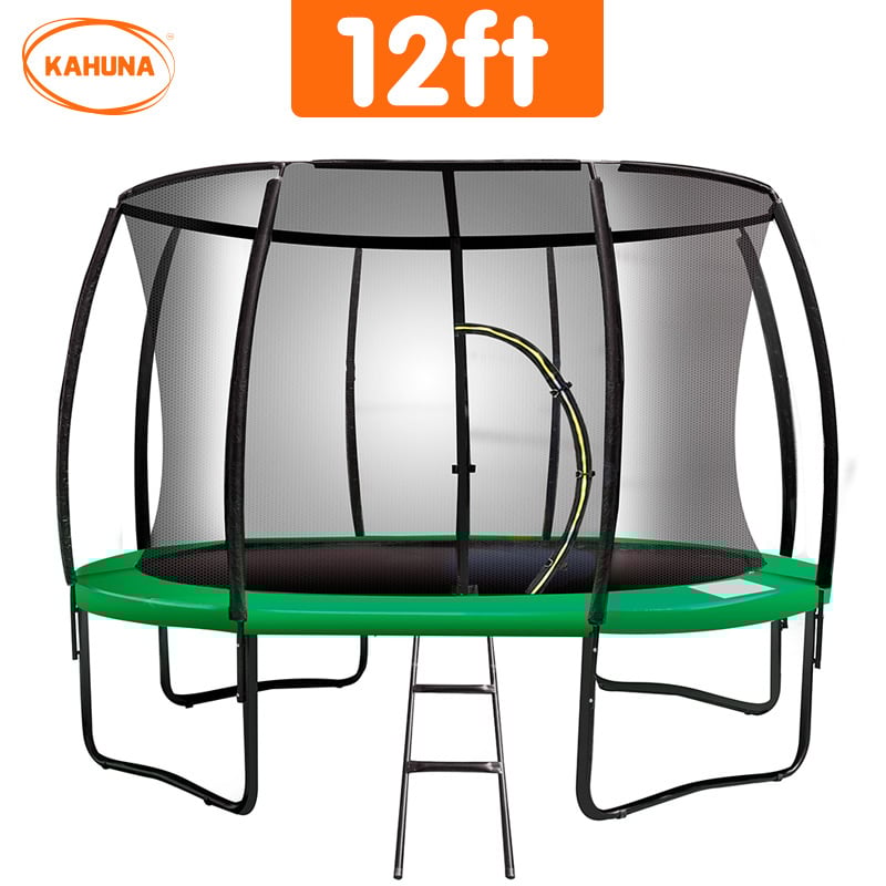 Kahuna 12ft Heavy-Duty Trampoline with Ladder