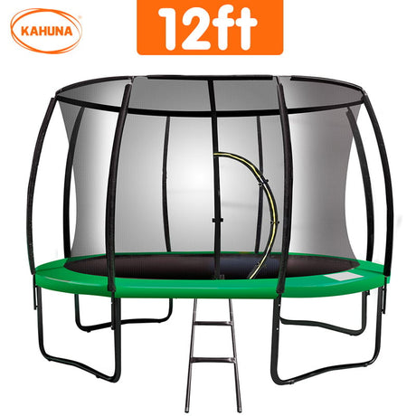 Kahuna 12ft Heavy-Duty Trampoline with Ladder
