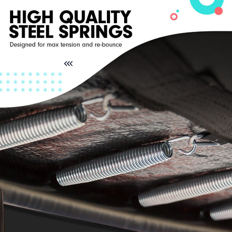 Kahuna 12ft Round Trampoline with Ladder