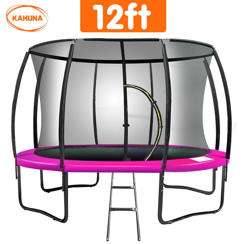 Kahuna 12ft Round Trampoline with Safety Enclosure